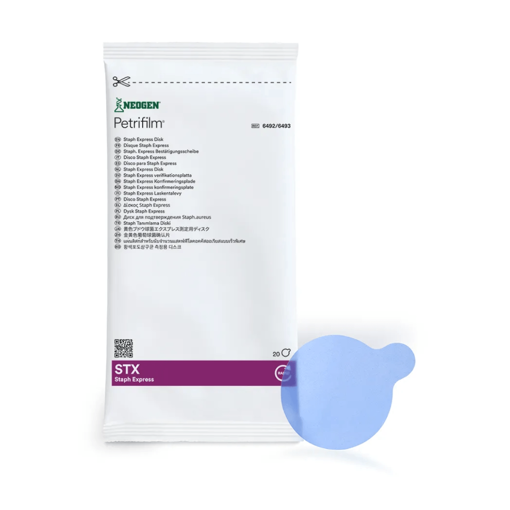 6493 Petrifilm, discos de Staph Express, x 100 uds. Neogen