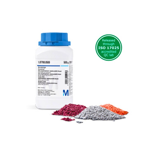 Agar de recuento en placa (PCA) según ISO 4833, ISO 17410, IFU, FDA-BAM y SMWW GranuCult® prime, 500 gr. Merck