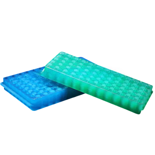 Gradillas para 96 microtubos PCR de 0.5 ml - 1.5 ml, plástico. Citoplus