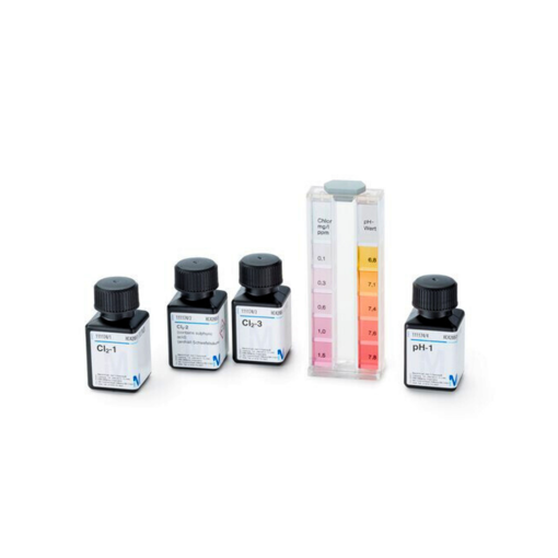 Test Cloro y pH (cloro libre, cloro total y pH), x 200 tests. Merck
