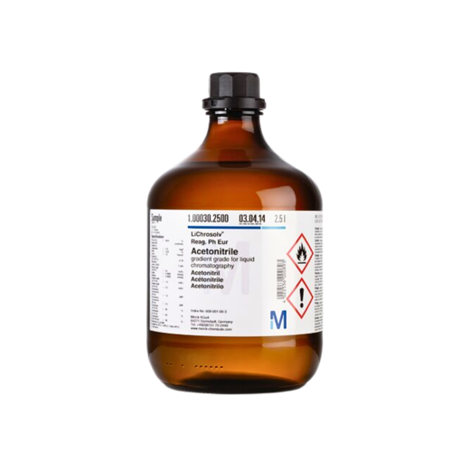 Agua para cromatografía (Grado LC-MS) LiChrosolv®, 2,5 litros. Merck