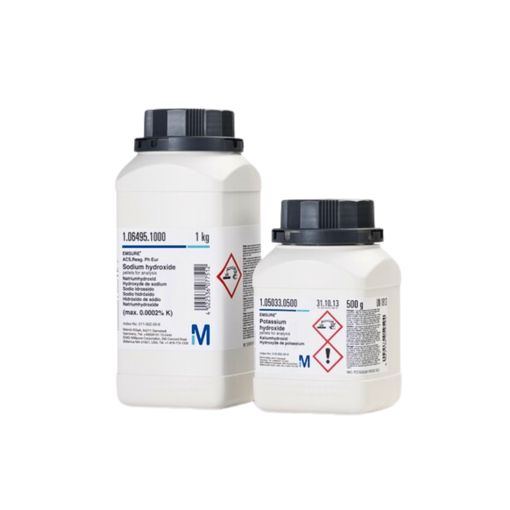 Sodio hidróxido en lentejas, p.a. EMSURE®, 1 kg. Merck