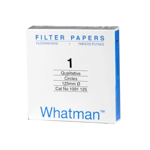 Papel filtro grado 1, cualitativo, x 100 uds. Whatman