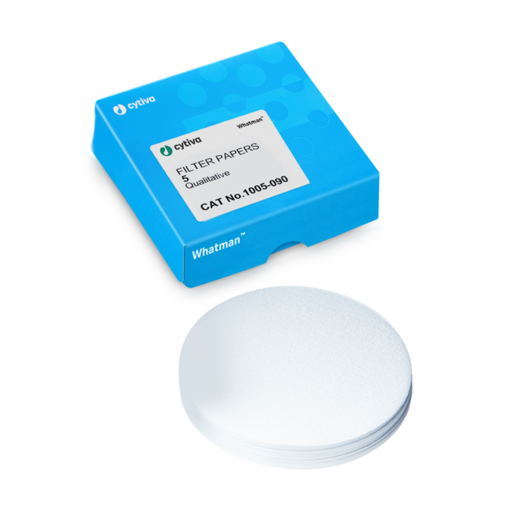 Papel filtro grado 5, cualitativo, x 100 uds. Whatman