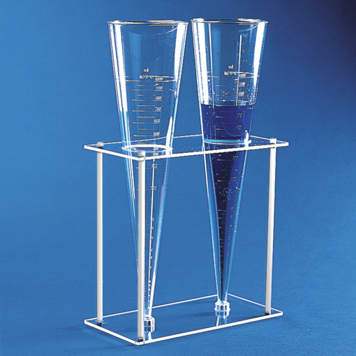Cono de sedimentación Imhoff, con tapa a rosca, 1000 ml. Kartell