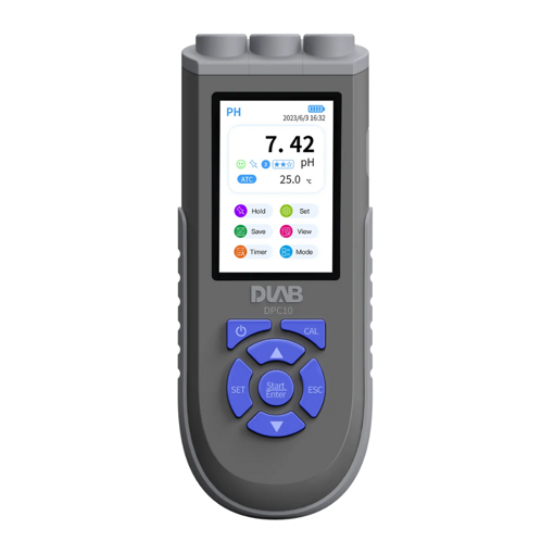 Medidor de pH/conductividad, portátil, DPC10. DLab
