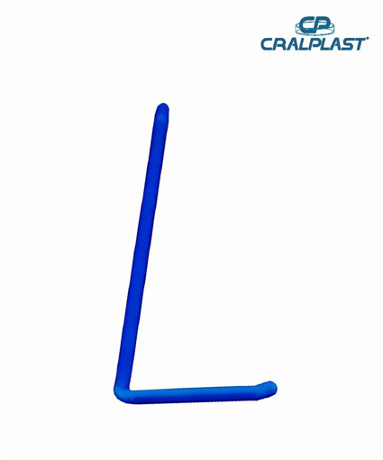 Rastrillo en L, estéril. Cralplast