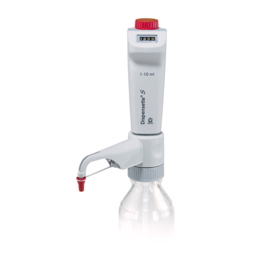 Dispensador de botella digital Dispensette® S, fácil calibración, sin válvula de purga, SafetyPrime. Brand