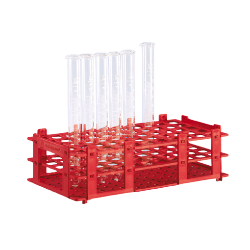 Gradilla para tubos de ensayo, PP. Brand