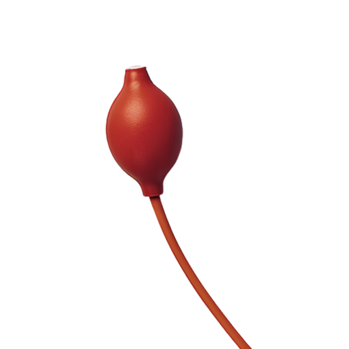 Pera de goma para buretas automáticas con válvula y manguera de conexión. Brand