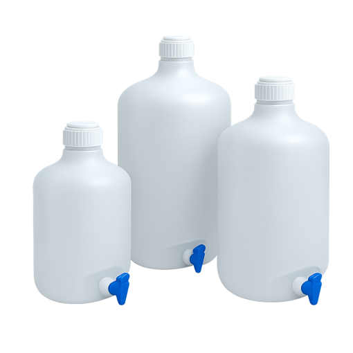 Garrafa, polipropileno, con llave. Labscient