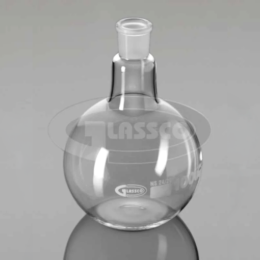 Balón, fondo plano, boca esmerilada 29/32, ISO 4797. Glassco