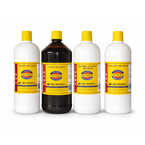 Coloración de Gram completa (con Safranina). Bio-bacter