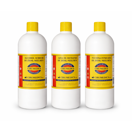 Coloración de Ziehl Neelsen completa. Bio-bacter