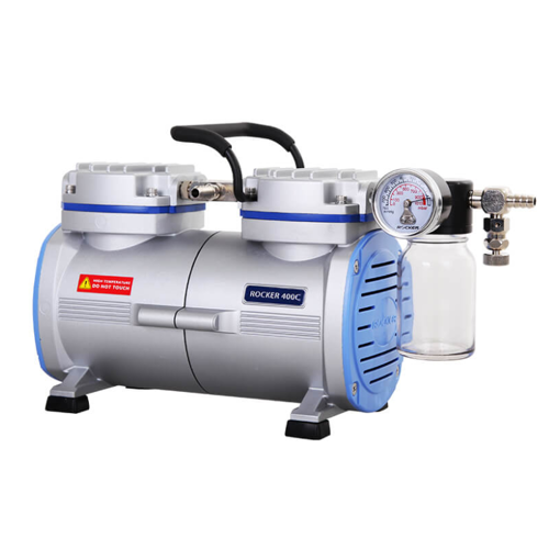 Bomba de vacío, 742 mm/Hg, MOD 400C, libre aceite