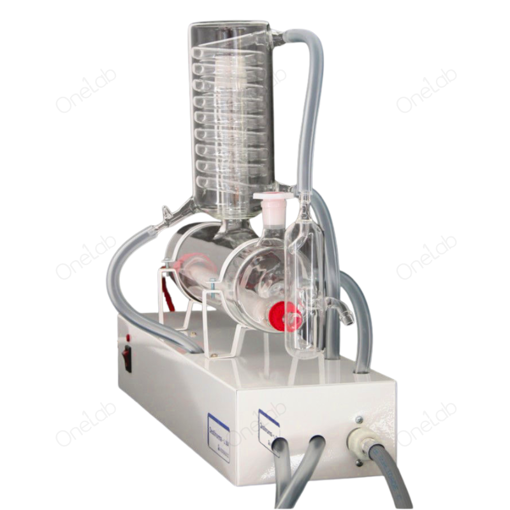 Destilador agua L 304, vidrio, 4 litros/hora. Normax