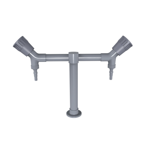 Grifo de laboratorio, vertical para agua, para mesa. TOF