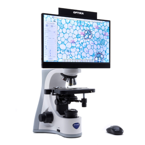 Microscopio con cabezal digital 4K, B-510BF4K. Optika