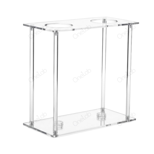 Soporte para 2 conos Imhoff, PMMA. Kartell
