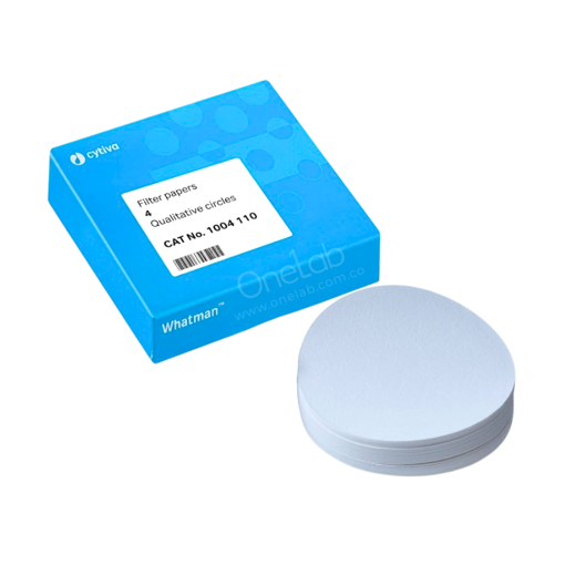 Papel filtro grado 4, cualitativo, x 100 uds. Whatman
