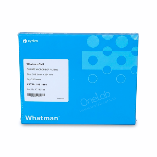 Papel filtro grado QM-A, microfibra de Cuarzo, 8 × 10 in,  x 25 uds. Whatman