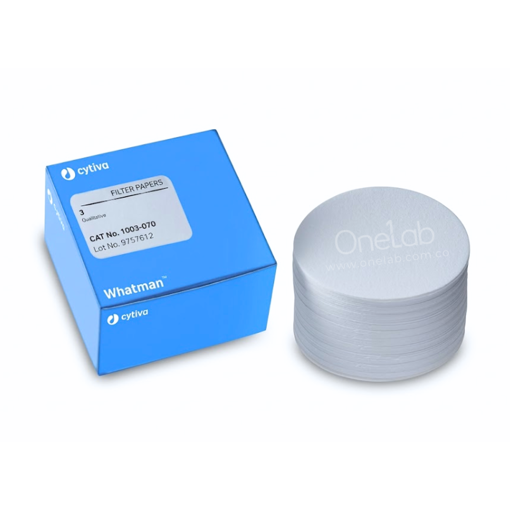 Papel filtro grado 3, cualitativo, x 100 uds. Whatman