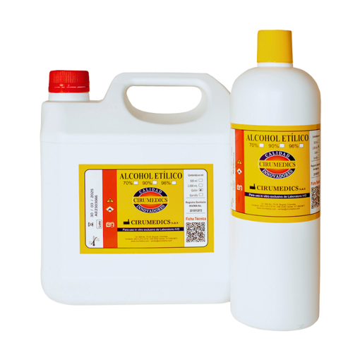 Alcohol etílico 90% (etanol). Cirumedics