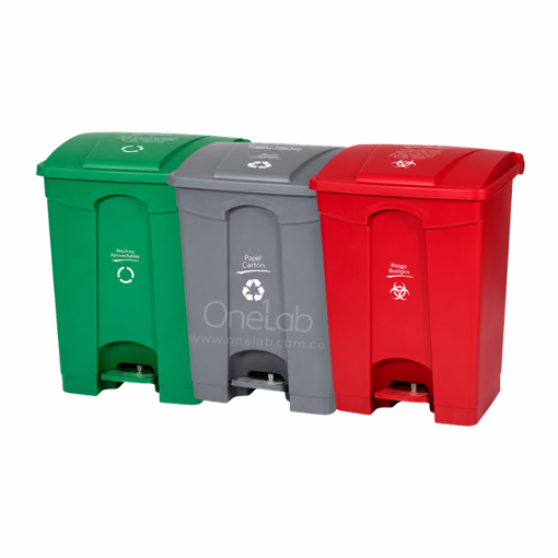 Canastilla/caneca biológicas, 20 l. Labscient