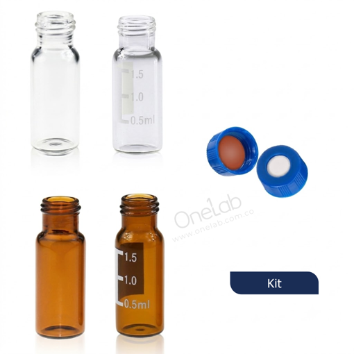 Kits viales 9-425, para cromatografía, 2 ml, x 100 uds. Labscient