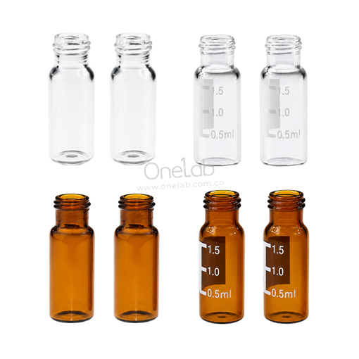 Vial para cromatografía, vidrio, 2 ml, base plana, 9-425, ND9, x 100 uds. Labscient