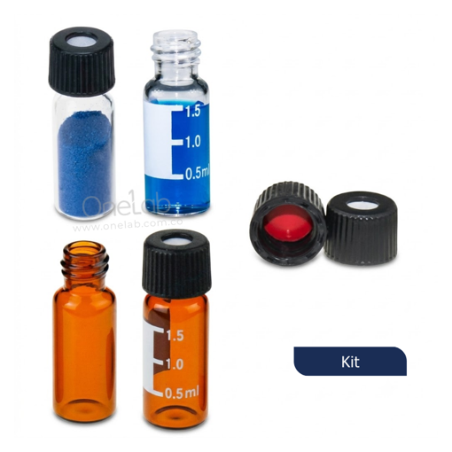 Kits viales para cromatografía, 8-425, 2 ml, x 100 uds. Labscient