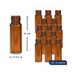 Vial para cromatografía, vidrio, 4 ml, base plana, 13-425, ND13, x 100 uds. Labscient