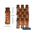 Vial para cromatografía, vidrio, 4 ml, base plana, 13-425, ND13, x 100 uds. Labscient