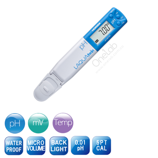 Medidor de pH y temperatura  LAQUAtwin pH 33. Horiba