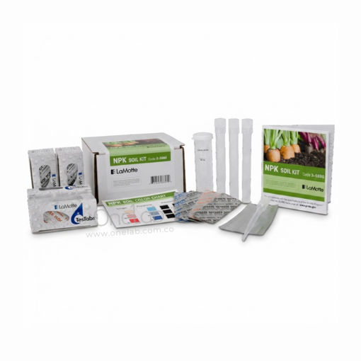 Kit de análisis de suelo macronutrientes NPK. LaMotte
