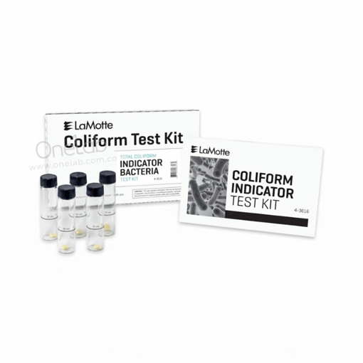 Kit detección de bacterias coliformes totales, CON y SIN tableta decloradora, 5 test. LaMotte