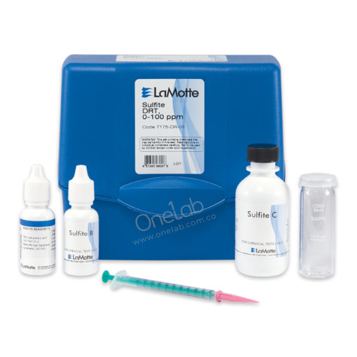 Kit de prueba para análisis sulfitos-valorador, 50 pruebas. LaMotte