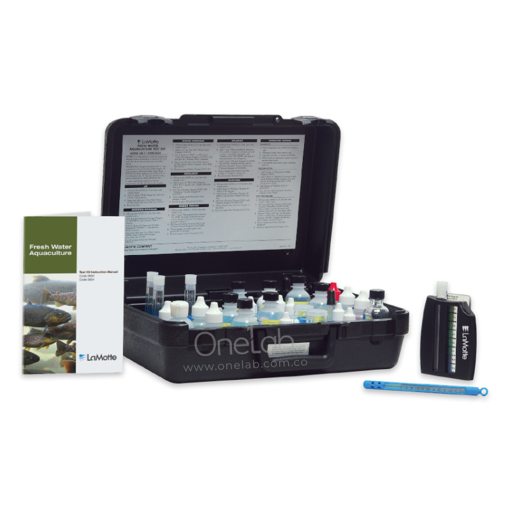 Kit de prueba para monitoreo acuicultura de agua dulce, modelo AQ-2. LaMotte