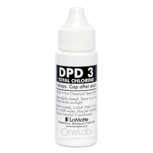 Líquido de prueba cloro total DPD 3, 30 ml. LaMotte
