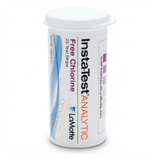 Tiras, medición cloro libre, 0 a 10 ppm. LaMotte.