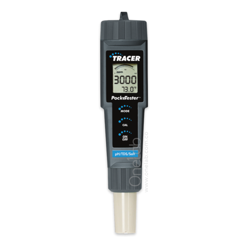 Tracer Pocke Tester, medidor de pH / conductividad / STD / salinidad.  LaMotte