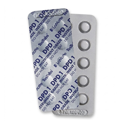 Tableta, prueba de cloro libre DPD 1. LaMotte