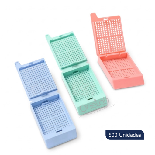 Casette de inclusión para biopsia, EM 105, x 500 uds. Citoplus