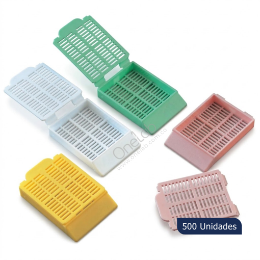 Casette de inclusión para histología, EM 106, x 500 uds. Citoplus