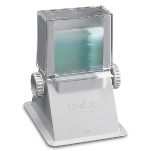 Dispensador  lámina portaobjeto de 3x1 cm. Citoplus