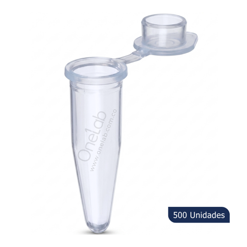 Imagen de Microtubo tipo Eppendorf, 1,5 ml, x 500 uds. Normax