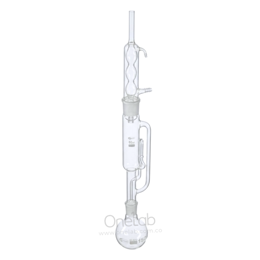 Aparato para extracción (Soxhlet), vidrio. Glassco